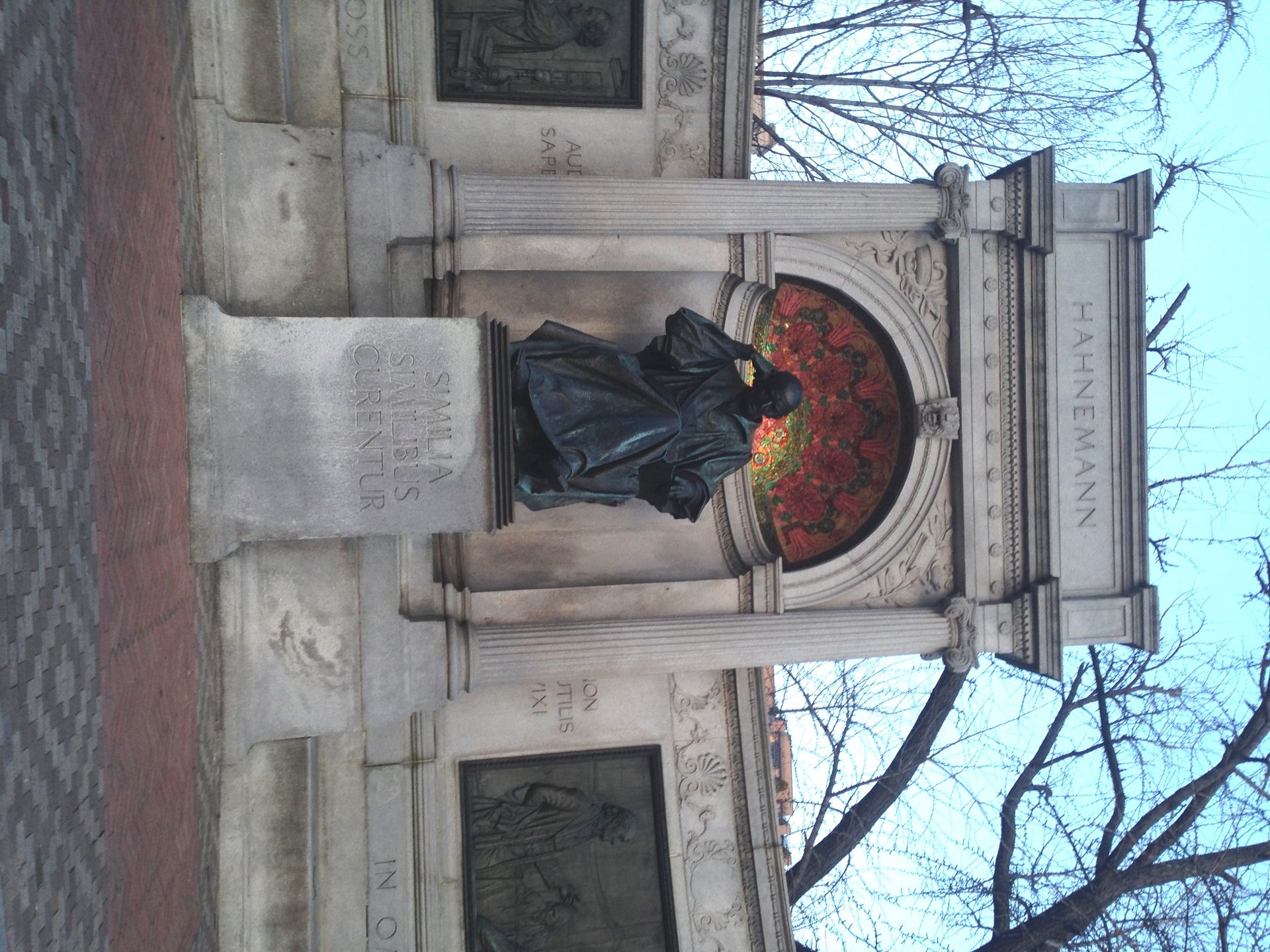 Samuel Hahnemann's monument, Washington (by Concetta Tatali) - 2.JPG